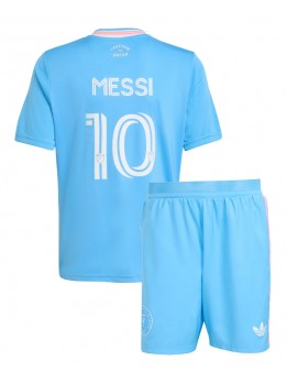 Inter Miami Lionel Messi #10 Dječji Rezervni Dres kompleti 2025-26 Kratak Rukavima (+ kratke hlače)